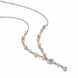 Collana in Argento con cristalli